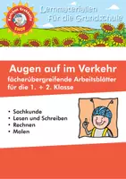 Vorschau - Arbeitsblätter - Augen auf im Verkehr 1.+2. Kl. - fächerübergreifende Arbeitsblätter - Krabbelfix - Deckblatt