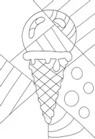 Vorschau - Mal- und Bastelvorlagen - Sommer Ausmalbilder POPART Kunst - Seite 2
