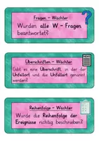 Vorschau - Anderer Materialtyp - Wächterkarten zum Thema "Bericht" - Seite 2