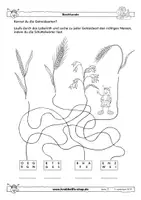 Vorschau - Arbeitsblätter - Getreide - fächerübergreifende Arbeitsblätter - Krabbelfix - Seite 3