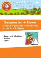 Vorschau - Arbeitsblätter - Gespenster + Hexen - fächerübergreifende Arbeitsblätter - Krabbelfix - Deckblatt