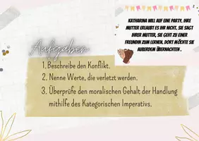 Vorschau - Präsentationen/Tafelbilder - Der Kategorische Imperativ (Erarbeitung; Fallbeispiele) - Seite 1