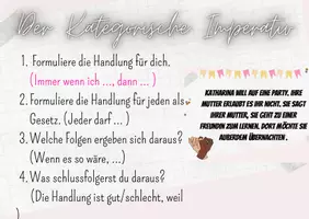 Vorschau - Präsentationen/Tafelbilder - Der Kategorische Imperativ (Erarbeitung; Fallbeispiele) - Seite 3