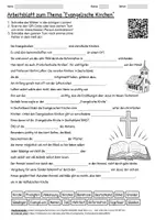Vorschau - Arbeitsblätter - Arbeitsblatt "Evangelische Kirchen" + Onlineübung & MP3 + Mindmap + Infografik - Deckblatt