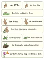 Vorschau - Arbeitsblätter - Laufdiktat | Abschreiben | Wiese | Frühling | Sommer | Schleichdiktat - Seite 3