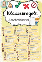 Vorschau - Arbeitsblätter - Klassenregeln - Deckblatt