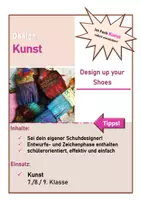 Vorschau - Arbeitsblätter - KUNST: Schuhdesigner - Deckblatt