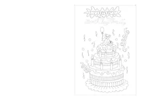 Vorschau - Mal- und Bastelvorlagen - Invitation to My Birthday Party - Seite 2