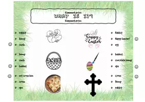Vorschau - Arbeitsblätter - Easter – Klammerkarten “What is it?” - Seite 3