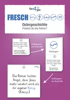 Vorschau - Arbeitsblätter - Ostergeschichte - FRESCH - Findest du die Fehler? - Deckblatt