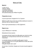 Aperçu - Jeux - Mots en Folie - Page de couverture