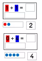 Vorschau - Fördermaterial/Inklusion - Addition Zahlenraum 5 Anfangsunterricht Mathe - Seite 3