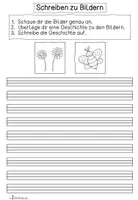 Vorschau - Arbeitsblätter - Schreiben zu Bildern - Geschichten - Seite 3