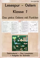 Vorschau - Arbeitsblätter - Deutsch: LESESPUR OSTERN - Klasse 1 - Deckblatt