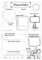 Vorschau - Arbeitsblätter - Klassenfahrt Steckbrief - Seite 3
