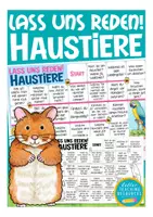 Vorschau - Spiele - Haustiere Spiel Deutsch Grundschule / Sachunterricht / DAZ Brettspiel (Lass uns reden!) - Deckblatt