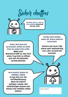 Vorschau - Arbeitsblätter - Medien: Sicher chatten - Chatanalysen und Geschichten aus dem Internet - Seite 1