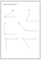 Vorschau - Stundenentwürfe - WINKEL Winkelarten Arbeitsblätter Parallele und Senkrechte Differenziert - Seite 3