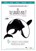 Aperçu - Apprentissages en autonomie - TU SAVAIS PAS N°19 Que l’orque est la plus grande prédatrice des mers ! - Page de couverture
