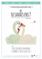 Aperçu - Apprentissages en autonomie - TU SAVAIS PAS N°20 Que certains animaux s’aiment toute leur vie ! - Page de couverture