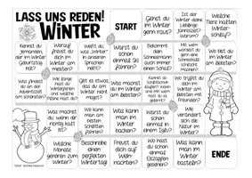 Vista previa - Juegos / Gamificación - WINTER - Deutsch / Alemán Spiel "Lass uns reden!" juego Alemán - página 2