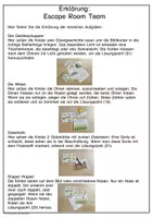 Vorschau - Arbeitsblätter - Escape Room Team Ostern Deutsch Mathe Klasse 3 und 4 - Seite 2