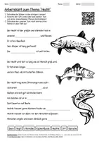 Vorschau - Arbeitsblätter - Arbeitsblatt "Hecht" + Onlineübung & MP3 + Infografik - Deckblatt