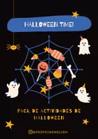 Vorschau - Mal- und Bastelvorlagen - Halloween-Zeit auf Englisch! - Deckblatt