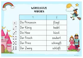 Vorschau - Spiele - Würfelsätze - Märchen (mit Differenzierung) - Seite 3