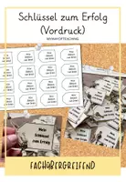 Vorschau - Anderer Materialtyp - Schlüssel zum Erfolg (Vordruck) - Deckblatt