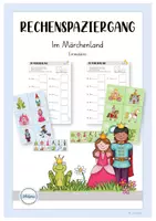 Vorschau - Arbeitsblätter - Rechenspaziergang - im Märchenland - Einmaleins - Deckblatt