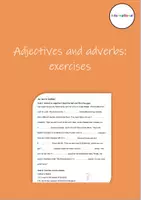 Vorschau - Arbeitsblätter - Adjectives and adverbs - 2. Lernjahr - Deckblatt