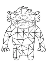 Vorschau - Arbeitsblätter - Mosaikbilder Monster - Seite 2
