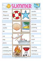 Vorschau - Spiele - SUMMER Klammerkarten Englisch / English vocabulary game - Seite 3