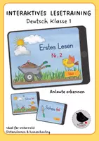 Vorschau - Arbeitsblätter - Interaktives Lernspiel: Lesetraining in Klasse 1 (Nr 2) - Deckblatt