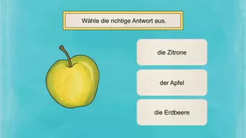 Vorschau - Interaktives Material - Wortschatz / DAZ Lesen: Obst, interaktive PDF - Seite 3