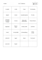 Vorschau - Merkblätter - Vokabelkärtchen Italienisch: Ecco 2, Lektion 3-4 - Deckblatt