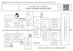 Vorschau - Arbeitsblätter - Dokumentation "Die Deutschen" - Wilhelm und die Welt - Seite 1