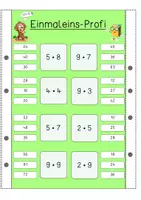 Vorschau - Stationenlernen - Klammerkarten Einmaleins Mathe Freiarbeit Lerntheke Gemischte Aufgaben - Seite 3
