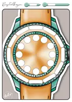 Vorschau - Mal- und Bastelvorlagen - Bastelvorlage Uhr - Lernuhren basteln - Seite 3