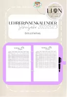 Vorschau - Lehrpläne/Lehrermaterial - Lehrer:innenkalender: SJ (22/23) Schulferien - Deckblatt