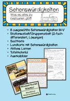 Vorschau - Arbeitsblätter - Sehenswürdigkeiten - Mecklenburg Vorpommern - Deckblatt