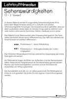 Vorschau - Arbeitsblätter - Sehenswürdigkeiten - Mecklenburg Vorpommern - Seite 1
