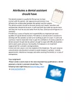 Vorschau - Arbeitsblätter - Attributes a dental assistant should have, key qualifications, jobs - Seite 3