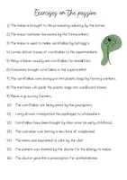 Vorschau - Arbeitsblätter - Exercises on the passive 2, grammar - Seite 1