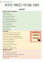Vorschau - Arbeitsblätter - Helpful phrases for oral exams, version 5 - Seite 1