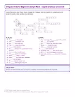Vorschau - Spiele - Irregular Verbs (Simple Past) for Beginners - English Grammar Crossword - Seite 2