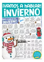 Vista previa - Unidades / Secuencias / Situaciones de Aprendizaje - INVIERNO - juego ESPAÑOL "¡Vamos a hablar!" (primaria y E.L.E.) - Portada