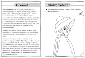 Vorschau - Arbeitsblätter - Künstler-Faltheft: Gabriele Münter - Seite 3