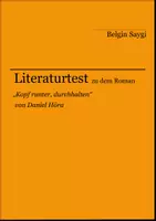Vorschau - Arbeitsblätter - Literaturtest zu "Kopf runter, durchhalten" von Daniel Höra - Deckblatt
